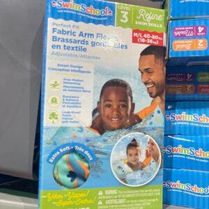 SwimSchool Multi-Color Child Arm Pool Inflatable Floaties, Size